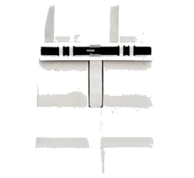 LEGO onderdeel Hips and Legs with Black Belt Pattern (970c00pb0076)