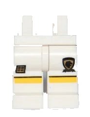 LEGO part Hips and Legs with Lion Crest Pattern 970c00pb0098
