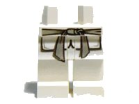 LEGO onderdeel Hips and Legs with Sash and Shirt Edge Pattern 970c00pb0186