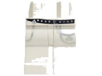 LEGO onderdeel Hips and Legs with Black Belt with Stars and Silver Chains Pattern 970c00pb0246