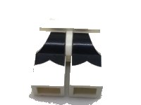 LEGO onderdeel Hips and Legs with Black Orca Pattern 970c00pb0610