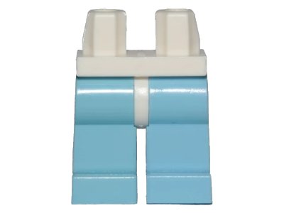 LEGO onderdeel Hips and Bright Light Blue Legs (970c105)