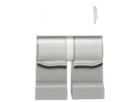 LEGO onderdeel Hips and Light Bluish Gray Legs with White Robe with Black and Tan Border Pattern 970c86pb20