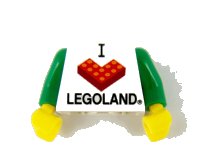 LEGO part Torso I Brick LEGOLAND Pattern / Green Arms / Yellow Hands 973pb1941c01