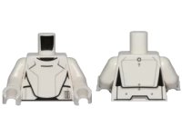LEGO part Torso SW Armor Flametrooper Ep. 7 Pattern / White Arms / White Hands 973pb2130c01