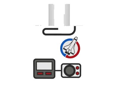 LEGO onderdeel Torso Launch Command Logo, Gray Equipment Pattern (973px113)