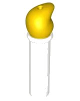 LEGO part Duplo Candle with Yellow Flame 98219c01