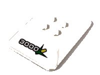 LEGO part Wedge 6 x 4 x 2/3 Quad Curved with '3000' and Ear of Corn Pattern (Sticker) - Set 60223 98281pb012
