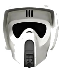 LEGO part Large Figure Head Modified SW Scout Trooper Helmet Pattern bb0788c01pb01