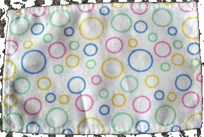 LEGO onderdeel Duplo, Cloth Curtain with Multi-Colored Circles Pattern (dupcloth05)