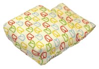 LEGO part Duplo, Cloth Sleeping Bag with Blue, Lime, Red and Yellow Bunny Pattern (Wide) sleepbag07