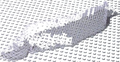 LEGO onderdeel Net, String Hockey Goal Enclosed (x1012)