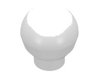 LEGO onderdeel Brick, Round 1 x 1 with Ball (Finial) x12