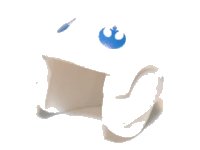 LEGO part Minifigure, Headgear Helmet SW Rebel Pilot with Blue Rebel Alliance Symbol Pattern x164px3
