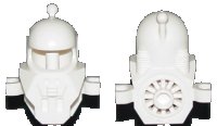 LEGO part Minifigure, Headgear Helmet Underwater with Antenna and Clips x40