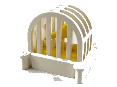 LEGO onderdeel Birdcage, Yellow Bird (x682c01)
