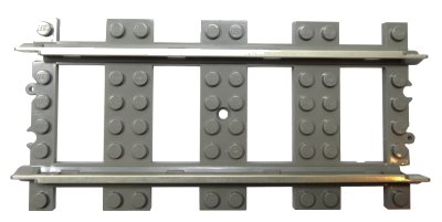 LEGO onderdeel Train, Track 9V Straight (2865c01)