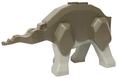LEGO onderdeel Dinosaur Body Triceratops with Light Gray Legs (30461 / 30462) (30461c02)