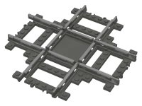 LEGO part Train, Track 9V Crossing 32087c01