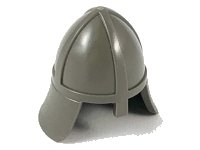 LEGO part Minifigure, Headgear Helmet Castle with Neck Protector 3844