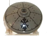 LEGO onderdeel Dish 3 x 3 Inverted (Radar) with Orient China Hat Pattern 43898px2