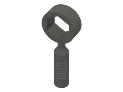LEGO onderdeel Minifigure, Utensil Tool Box Wrench - 6-Rib Handle (6246d)