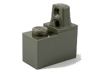 LEGO part Hinge Brick 1 x 2 Locking with 1 Finger Top 989c01