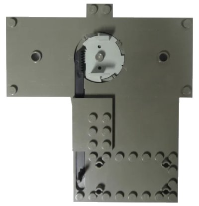 LEGO onderdeel Train, Track 12V Decoupler Base (decbaseassy)