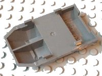 LEGO part Electric, Light & Sound 4 x 20 x 5 Insectoid Stinger, Bottom x239bottom