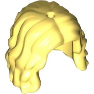 LEGO part Mini Doll, Haare Weiblich Mittellang, Wellig, Mittenscheitel 2632
