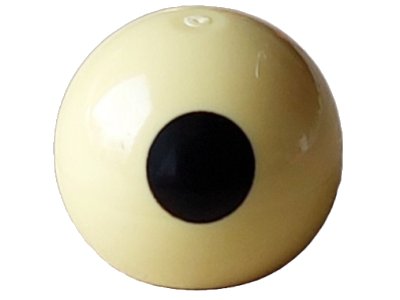 LEGO part Technic Ball Joint with Black Dot Pattern (Sonic the Hedgehog Newtron Eye) (32474pb023)