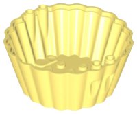 LEGO onderdeel Container, Cupcake / Muffin Cup 8 x 8 x 3 72024