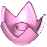LEGO part Minifigure, Headgear Crown Eggshell with 5 Points and Center Stud 39262