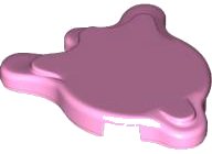 LEGO part Tile, Round 2 x 2 Splat with Side Extensions 80677