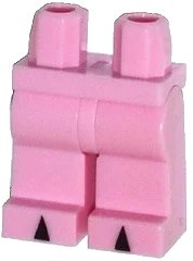 LEGO onderdeel Hips and Legs with Black Triangles on Feet Pattern (970c00pb0340)