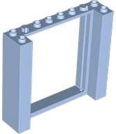 LEGO part Door, Frame 2 x 8 x 6 80400