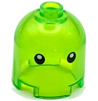 LEGO part Brick, Round 2 x 2 x 1 2/3 Dome Top with Black Eyes and White Pupils Pattern (Z-Blob) 30151pb05