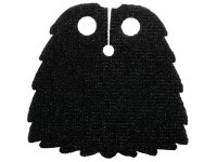 LEGO part Minifigure Cape Cloth Knit Thich, Scalloped All Around - Spongy Stretchable Fabric 110631