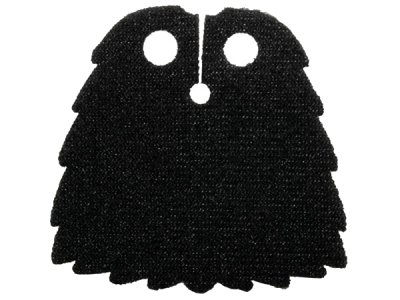 LEGO onderdeel Minifigure Cape Cloth Knit Thich, Scalloped All Around - Spongy Stretchable Fabric (110631)