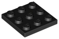 LEGO part Platte 3 x 3 11212