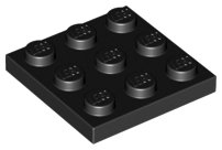 LEGO onderdeel Plaat 3 x 3 (11212)