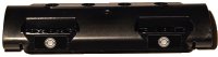 LEGO part Technic, Panel Curved 11 x 3 with 10 Pin Holes through Panel Surface with 2 Silver Lights Pattern (Stickers) - Set 42111 11954pb016