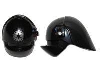LEGO part Minifigure, Headgear Helmet SW Imperial Gunner with Silver SW Imperial Logo Pattern 15310pb01