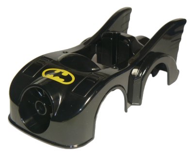 LEGO onderdeel Duplo Car Body Batmobile with Batman Logo Pattern (16854pb01)