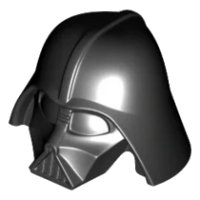 LEGO part Minifigure, Headgear Helmet SW Darth Vader Type 2 Top 19916