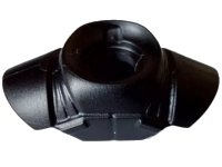 LEGO part Minifigure Armor Shoulder Pads Rounded with Neck Protection Smooth and Clip on Back 2016