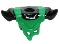 LEGO part Minifigure Armor Shoulder Pads with Green Tattered Robe Pattern 20566pb01