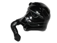 LEGO part Minifigure, Headgear Helmet with Respiratory Pipe and SW Ep. 7 TIE Fighter Pilot First Order with Two White Lines Pattern 21557pb01