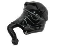 LEGO part Minifigure, Headgear Helmet with Respiratory Pipe and SW Ep. 8 TIE Fighter Pilot First Order with Three White Lines Pattern 21557pb03