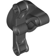 LEGO onderdeel Technic, Steering Wheel Hub Holder with 2 Pin Holes and 2 Arms with Axle Holes (Undetermined Type) (23801u)